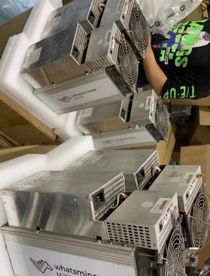 Aus zweiter Hand Ethernet-Vernetzung Microbt Whatsminer M21S 58T BTC der Bergwerksmaschine-60W/T