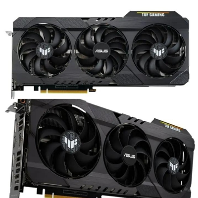 Schwarzer ASUS TUF GeForce RTX 3060 OC 12GB 3584 CUDA 15000MHz einzelner Pin 8