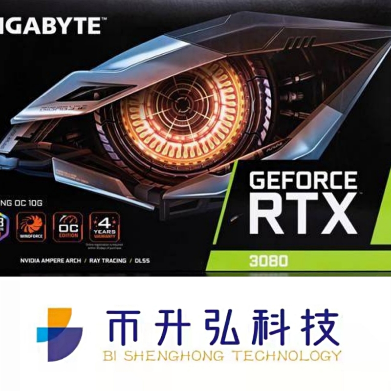 8704 SPIEL OC 10GB CUDA-Bergbau-Rig Grafikkartes 1800MHz GIGABYTE-GEFORCE RTX 3080
